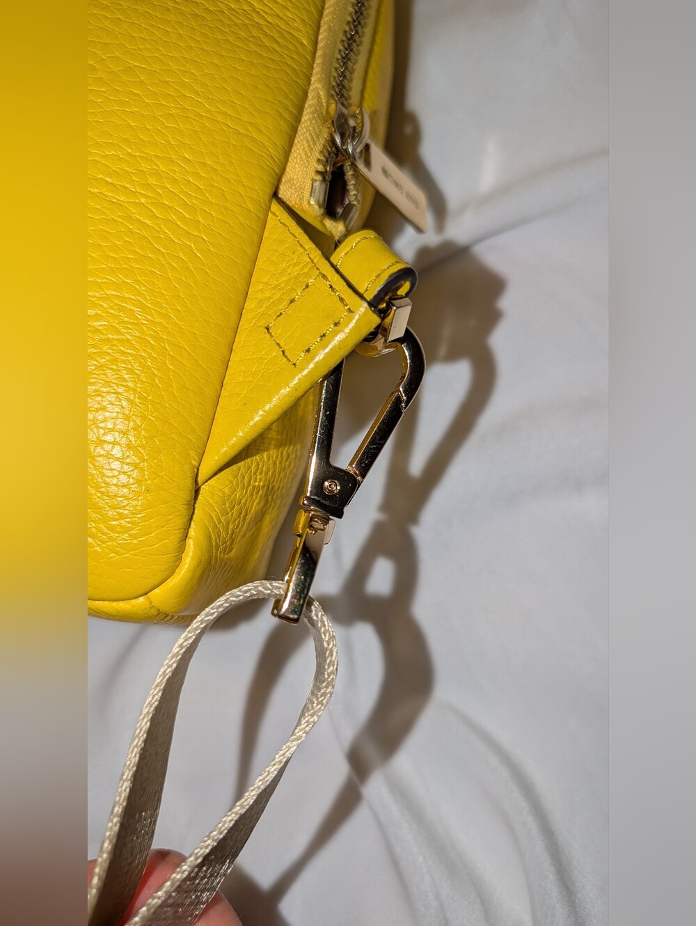 MICHAEL KORS ERIN SMALL CONVERTIBLE BACKPACK YELLOW EUC - Picture 11 of 15